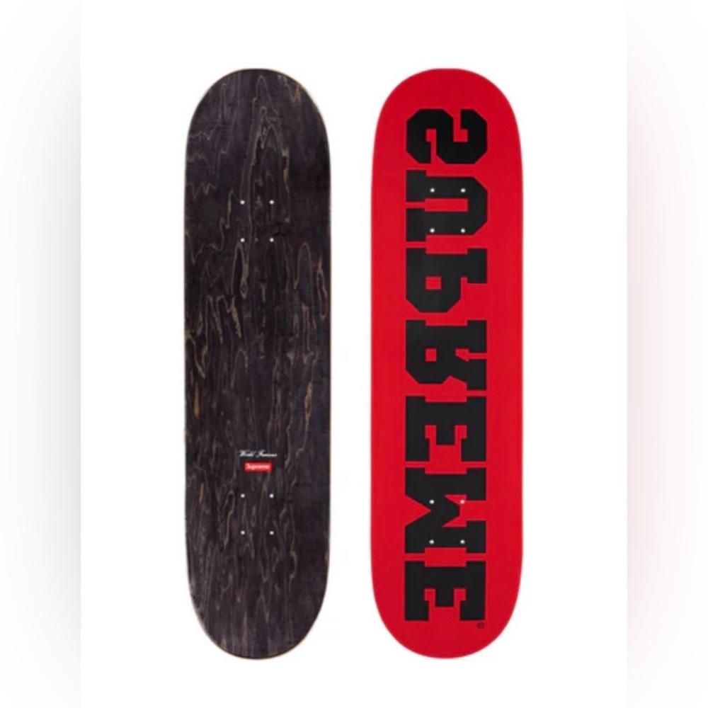 Supreme Reverse Skateboard Deck Red | SS25 collection